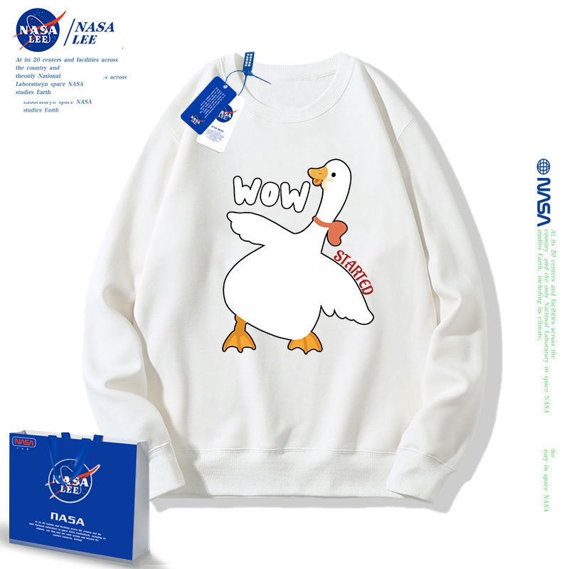 Nasa Children Hoodie Nasa Sweater Children'S Autumn Loose Round Neck