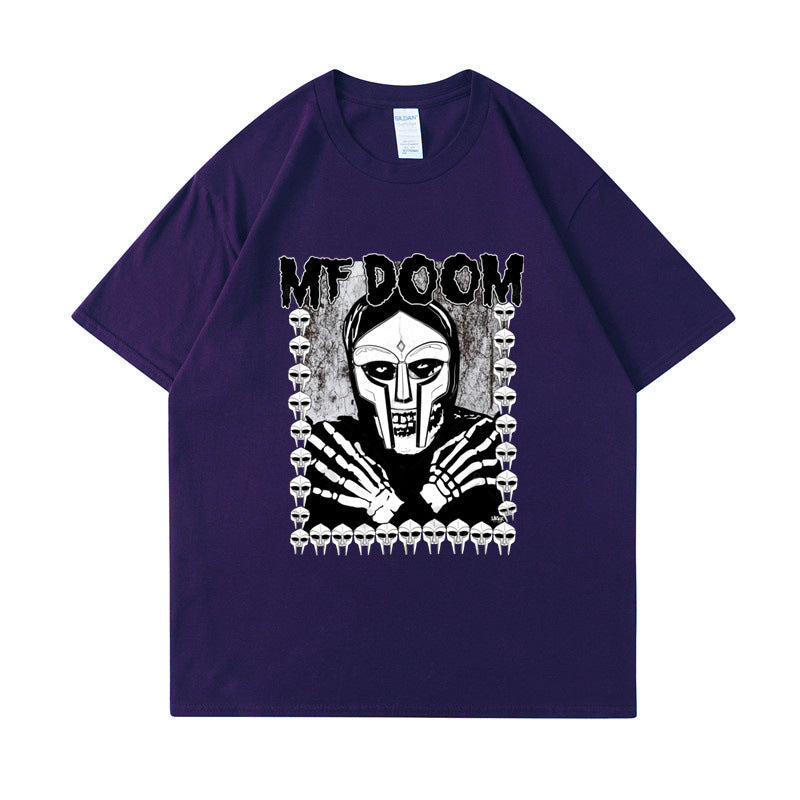 Mf Doom T Shirt Men's and Women's Crew Neck Summer Short Sleeve