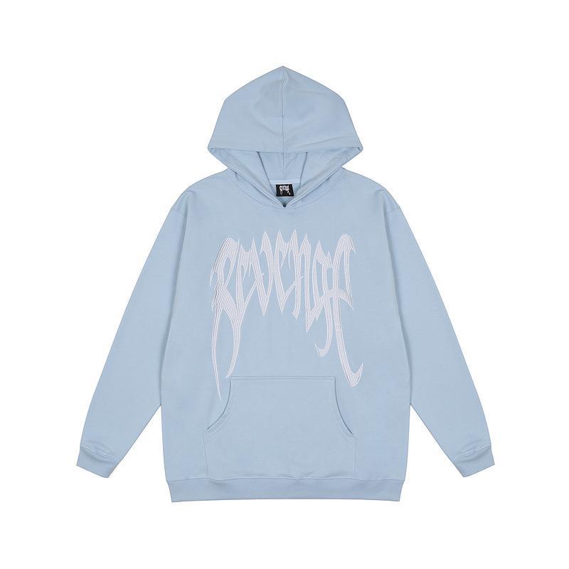 Revenge Hoodie Logo Embroidered Hoodie Couple
