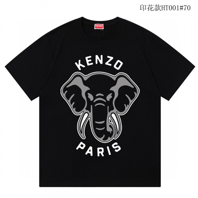 KENZO T Shirt Summer Tiger Head Casual