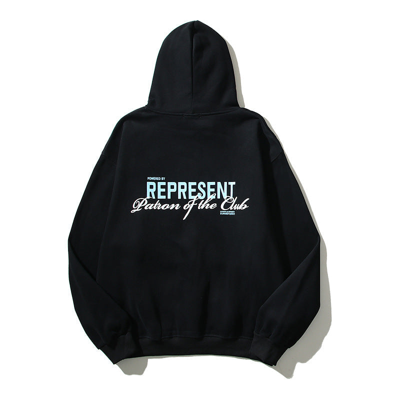 Kanye West Sunday Service Hoodie Present Logo Loose Casual Fleece Hoodie
