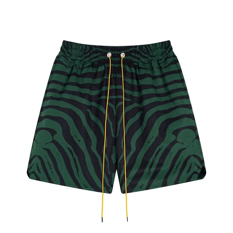 Rhude T Shirt Zebra Letter Embroidery Casual Short Sleeve Shirt, Shorts