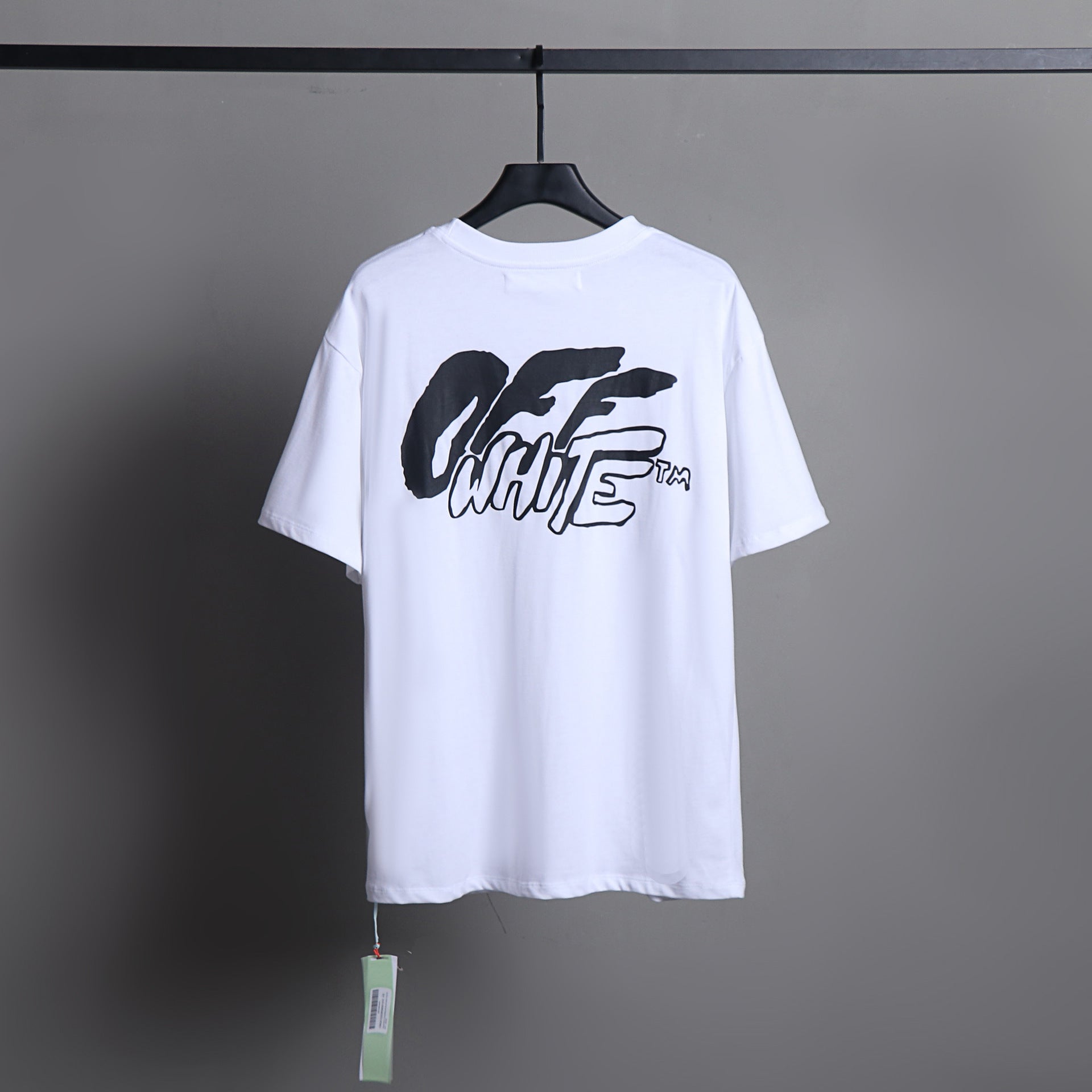 Ow T Shirts Printed Male and Female Trendy Brand Short Sleeve