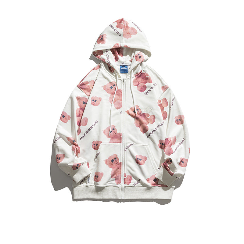 Men's Graphic Hoodies Men's Sweater Loose Casual Hooded Top