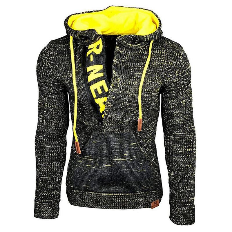 Baja Hoodie Sweater Hooded Pullover Long Sleeve Sweater