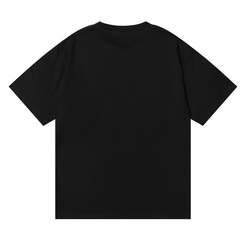 Rhude T Shirt gradual change color bird print short sleeve T-shirt