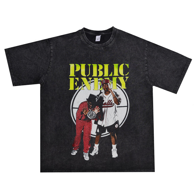 Public Enemy T Shirts Band Washed and Old