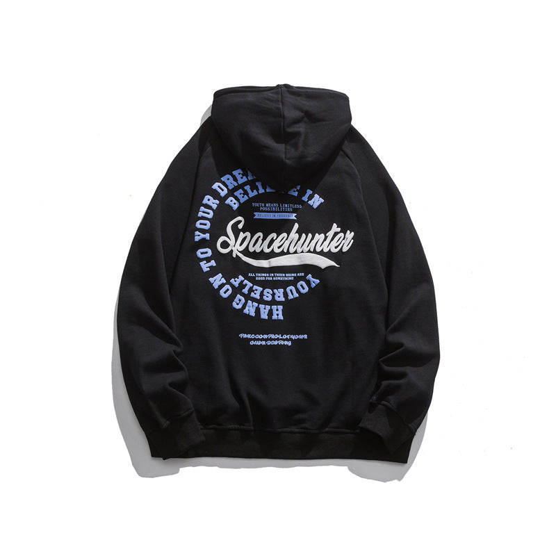 Men Graphic Hoodies Men's Autumn Casual Sweatshirt Loose