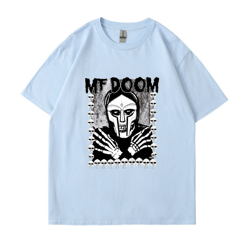 Mf Doom T Shirt Men's and Women's Crew Neck Summer Short Sleeve