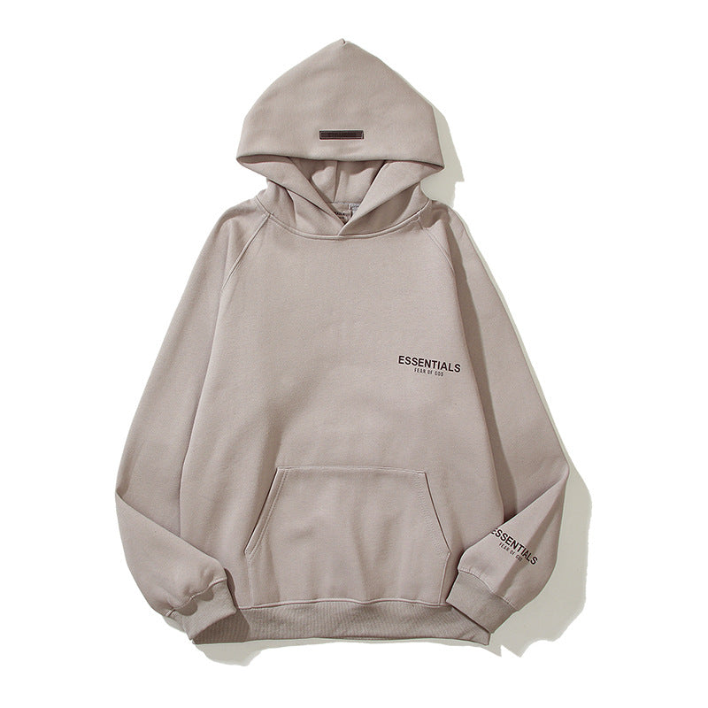 Kanye West Sunday Service Hoodie Fog Hooded Sweater Fleece-Lined Reflective Couple Sweater