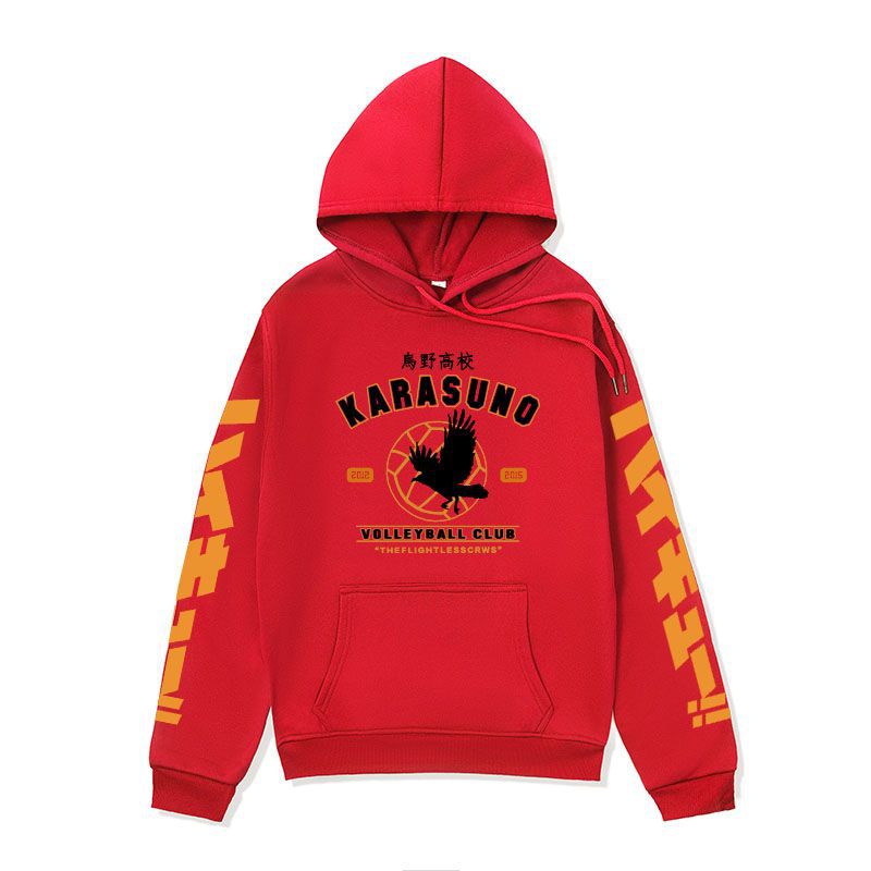 Anime Hoddies Volleyball Junior Series Sweater Spring and Autumn Street Fashion Hoodie Coat