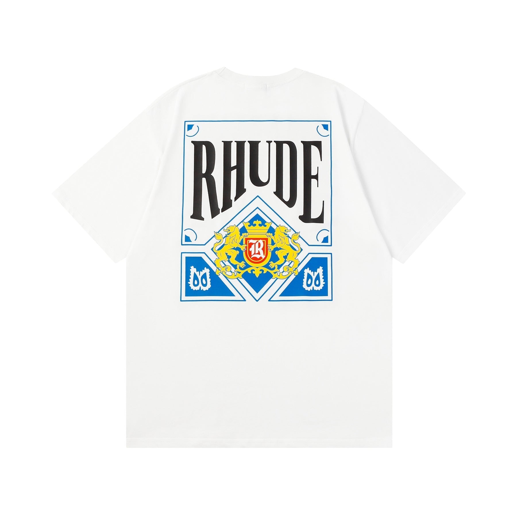 Rhude T Shirt Micro Standard Poker Printed Short Sleeve T-Shirt