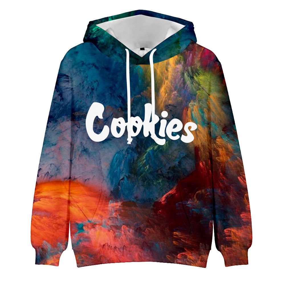 Cookies Hoodie Colorful Digital Printing Hoodie