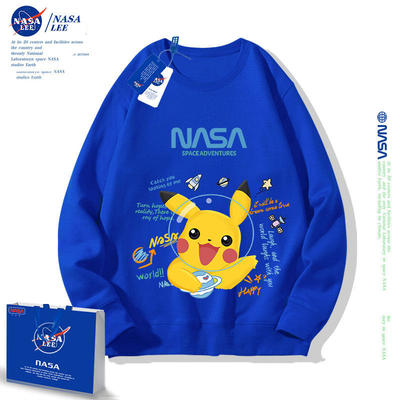 Nasa Children Hoodie Nasa Children'S Round Neck Sweater Spring And Autumn