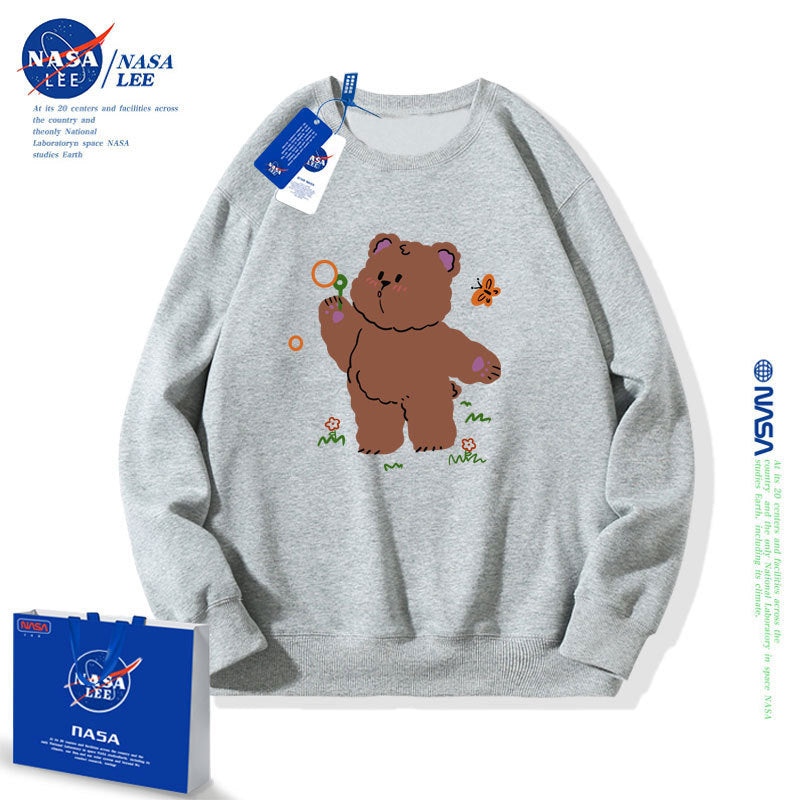 Nasa Children Hoodie Nasa Sweater Children'S Autumn Loose Round Neck