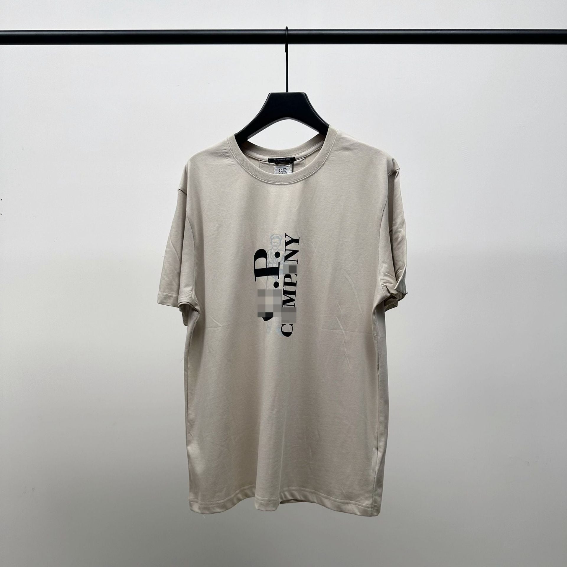 Cp Company T Shirts Summer Crew Neck Loose Short Sleeves