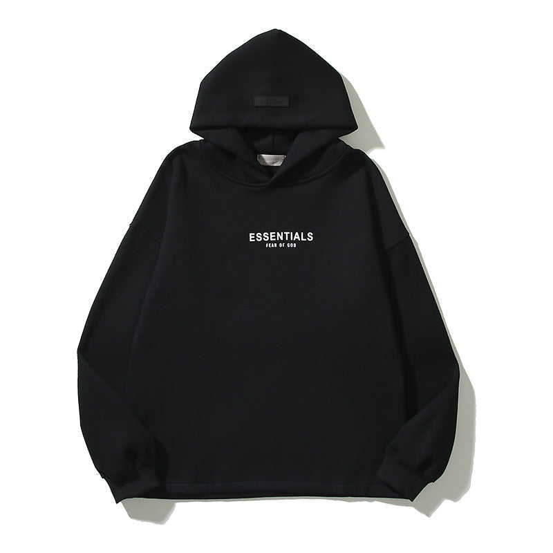 Kanye West Sunday Service Hoodie Fog Flocking Casual Hooded Sweater