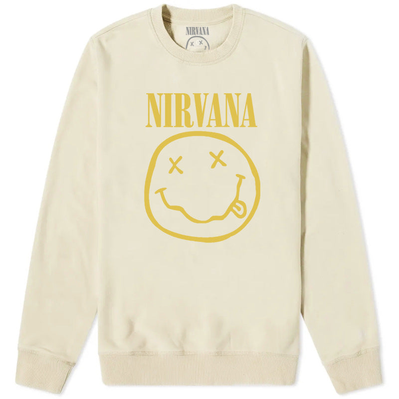 Nirvana Hoodie Rock Sweatshirt Kurt Donald Cobain Punk Loose