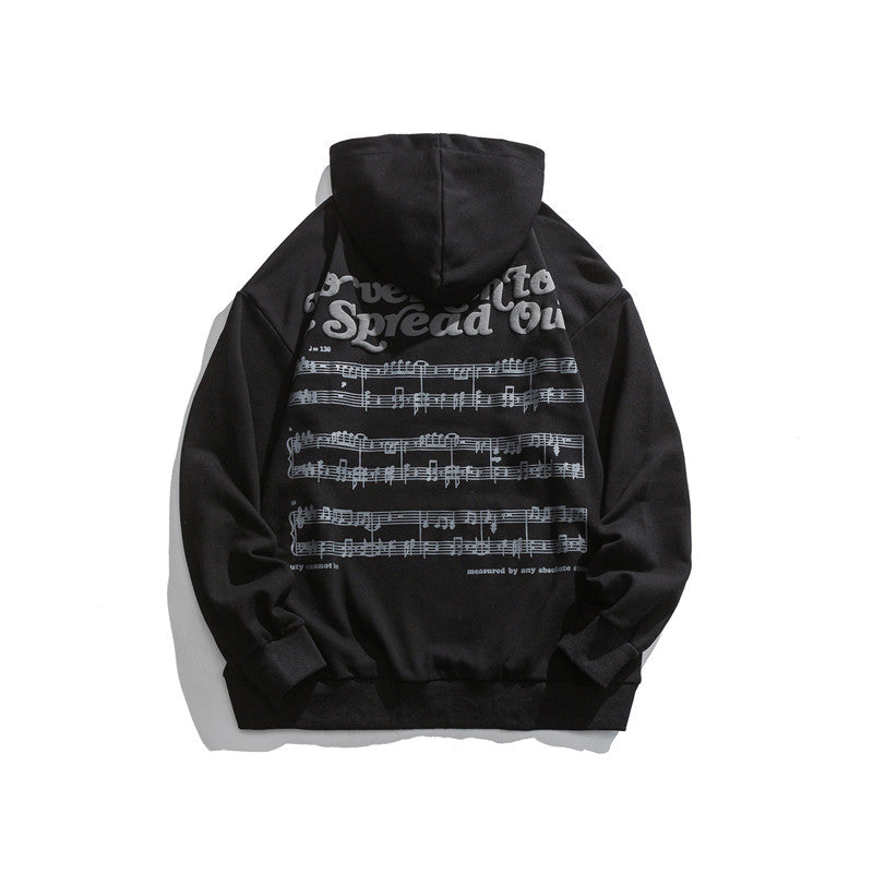 Men's Graphic Hoodies Men's Autumn Printed Casual Hooded Sweater Loose Top