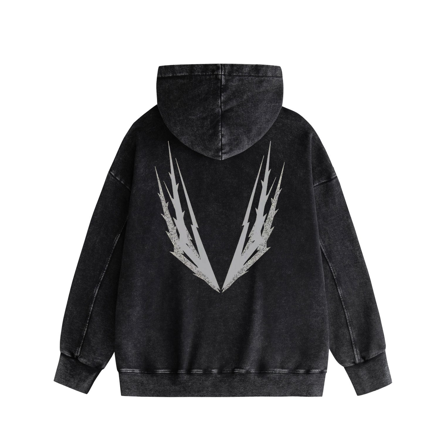 Purple Brand Distressed Hoodie Fashion Old Loose Hooded Sweater