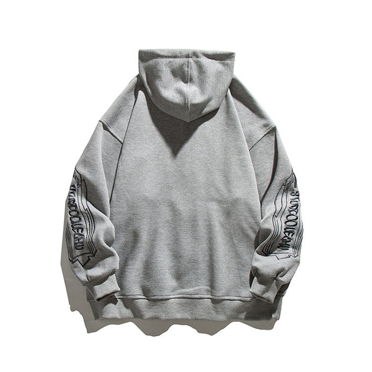 Men's Graphic Hoodies Men's Cardigan Loose Fashion Men's Sweater