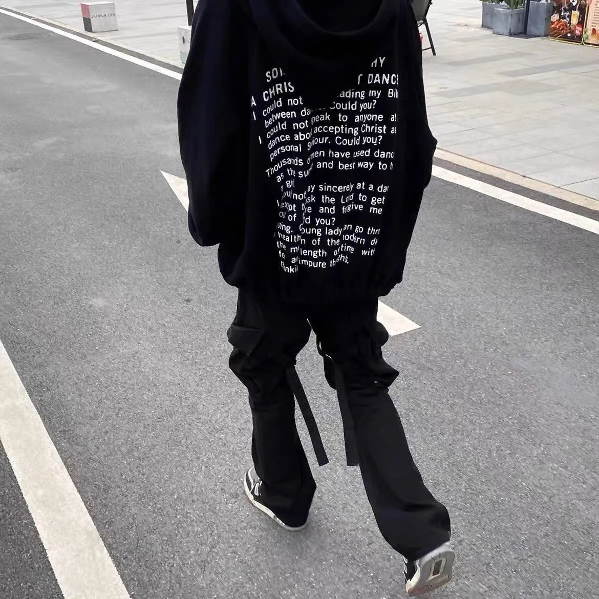 ERD Hoodie Zipper Sweater Loose-Fitting Hoodie Cotton