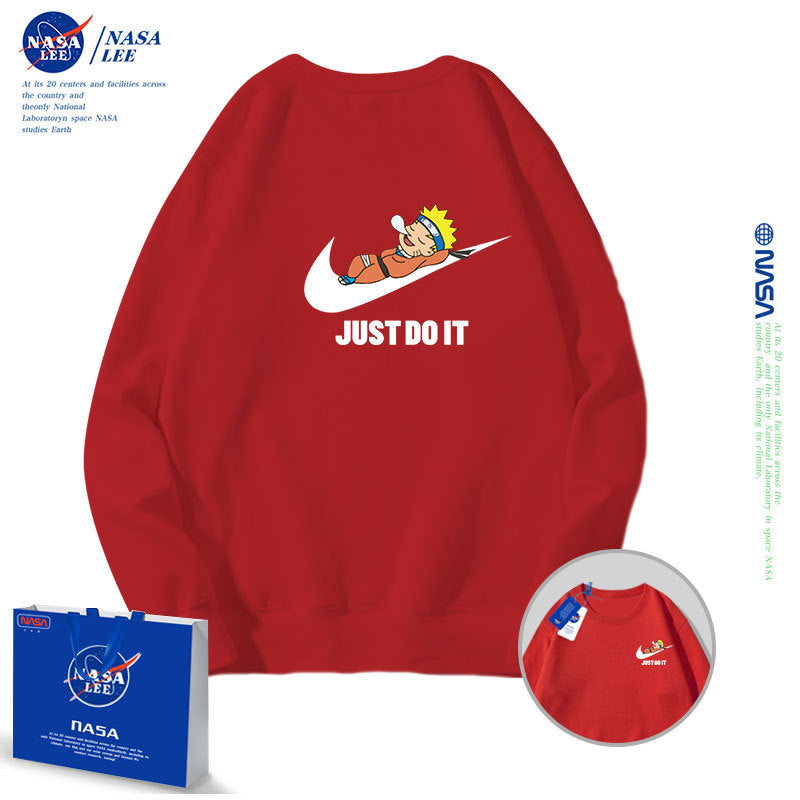 Nasa Children Hoodie Nasa Sweater Children'S Autumn Loose Round Neck