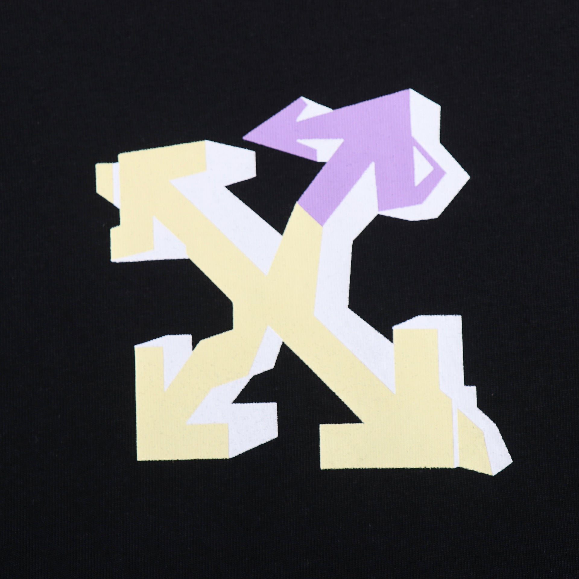 Ow T Shirts Gradient Arrow Men and Women Short Sleeve