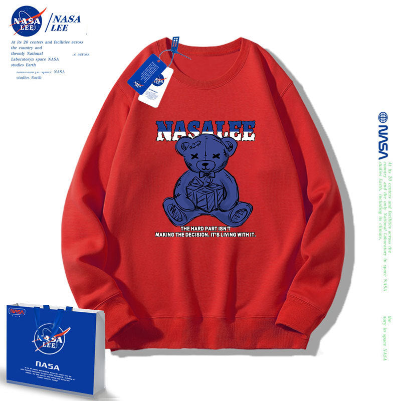 Nasa Children Hoodie Nasa Boys' Round Neck Sweater Spring And Autumn