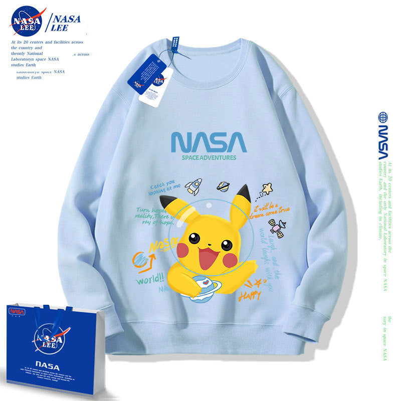 Nasa Children Hoodie Nasa Children'S Round Neck Sweater Spring And Autumn
