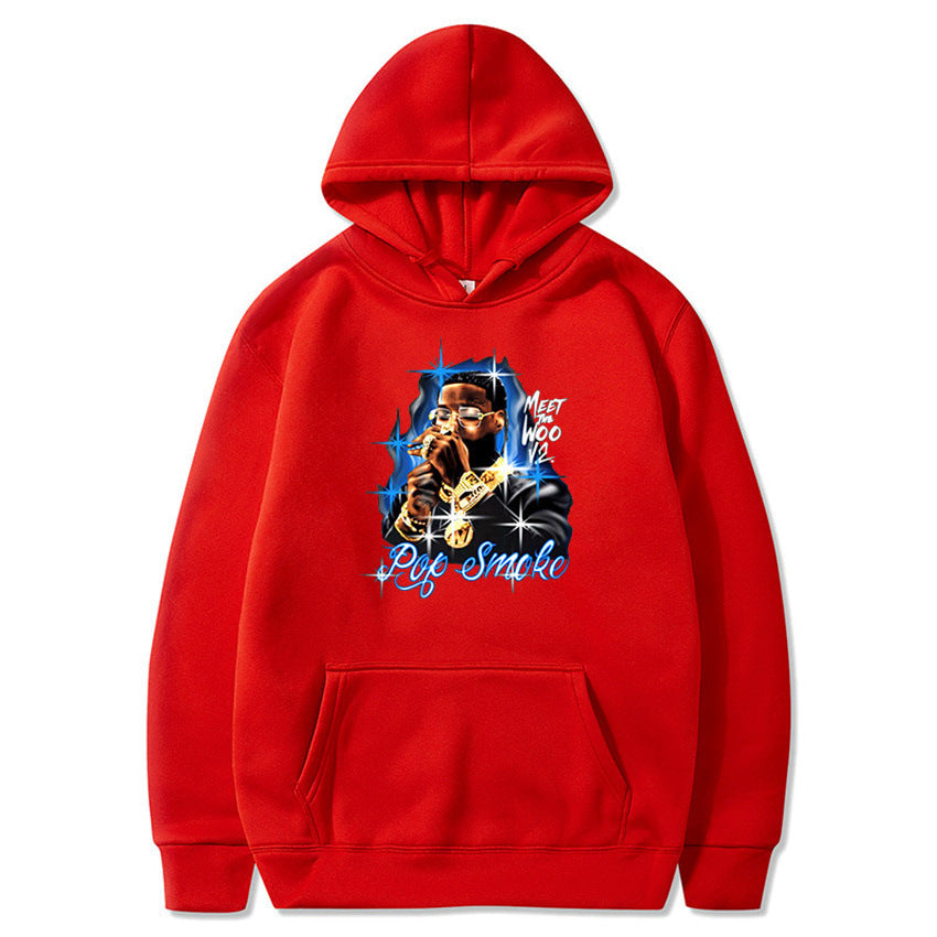 Pop Smoke Hoodies Loose Hoodie Coat