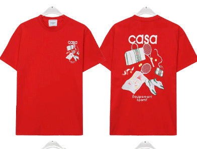 Casablanca T Shirts Rainbow Gate Alphabet