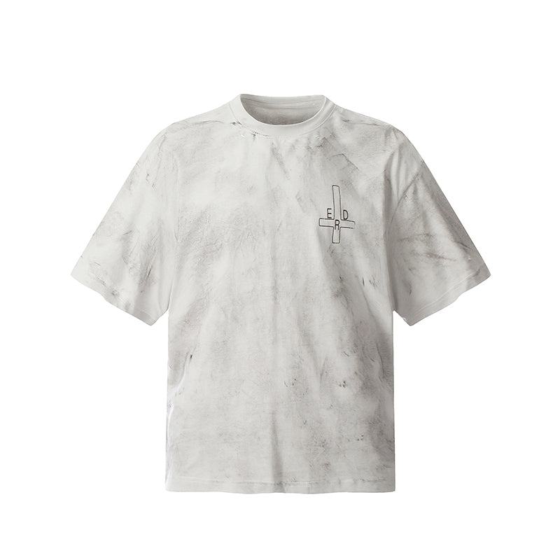 ERD T Shirts Letter Crew Neck Short-Sleeved Casual T-shirt