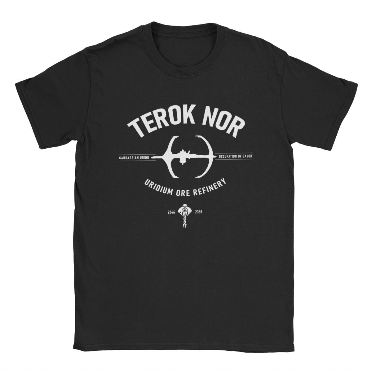 Men's Stars ks Deep Space Nine Terok Nor T Shirts  Cotton