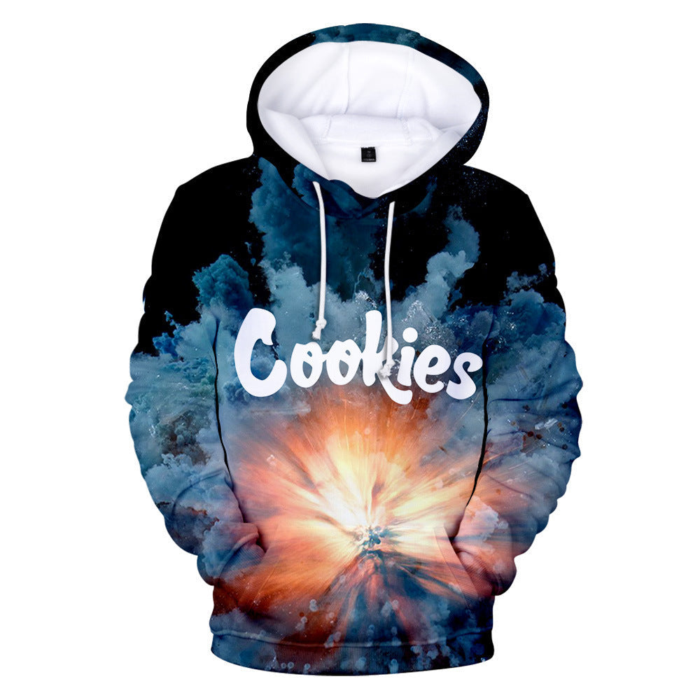 Cookies Hoodie Colorful Digital Printing Fashion