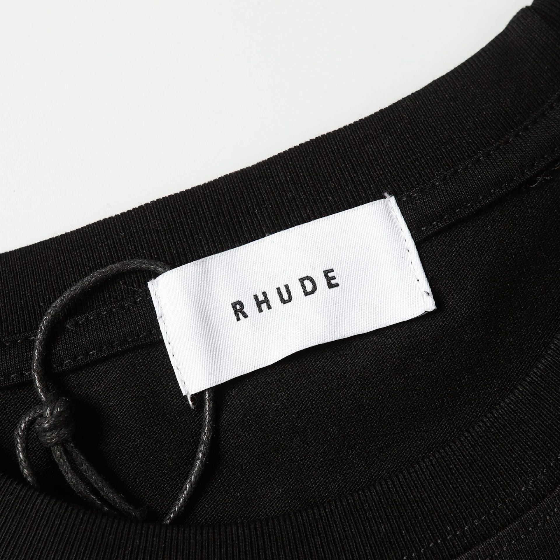 Rhude T Shirt Racing Club Alphabet Slogan Printed Short Sleeve T-Shirt