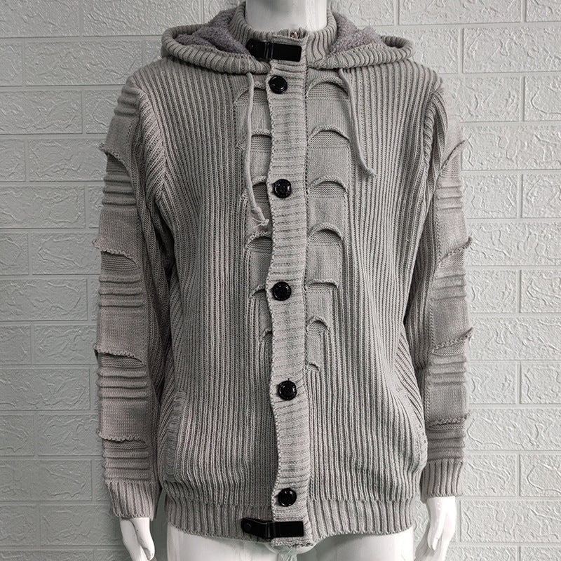 Baja Hoodie Hooded Knit Cardigan Coat