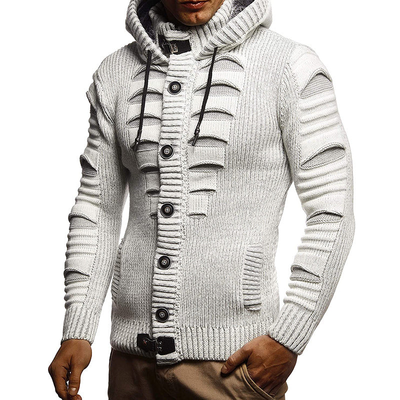 Baja Hoodie Hooded Knit Cardigan Coat