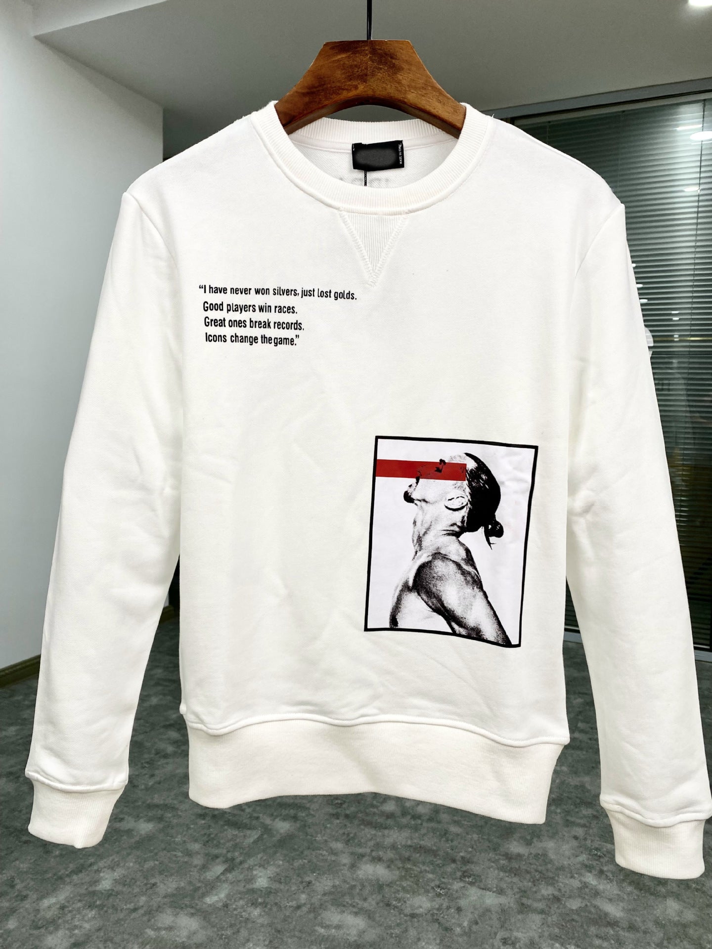 Dsq2 Hoodie DSQ Lian D2 Portrait Map Printed Sweater Trendy Men's Autumn and Winter