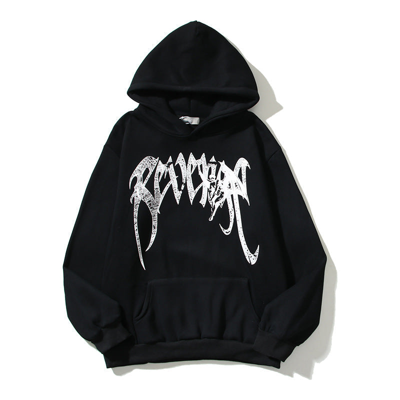 Revenge Hoodie Demon Angel Print Hoodie