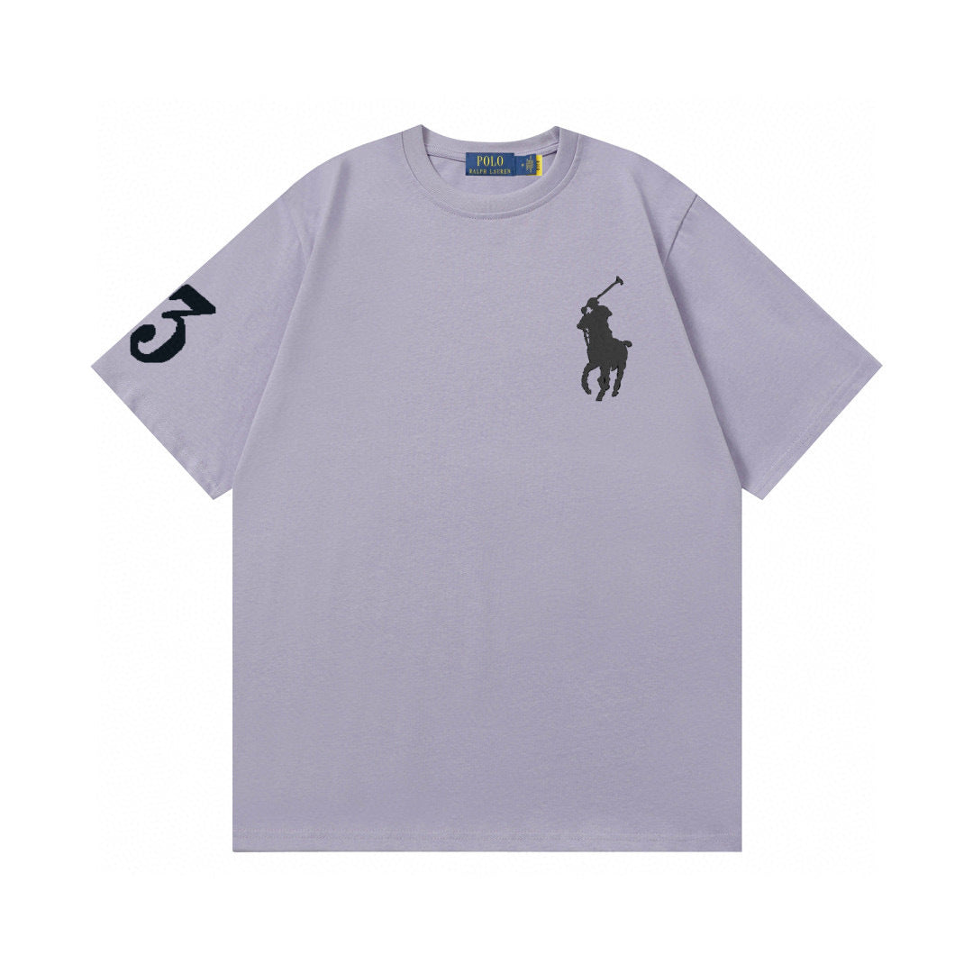 Ralph Lauren T Shirts Summer Cotton Short Sleeves