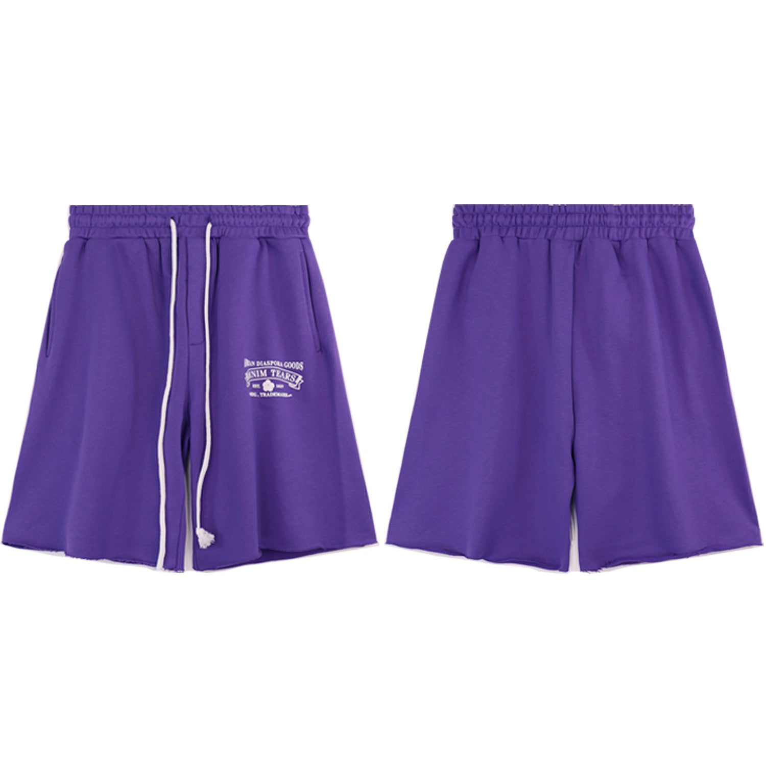 Denim Tears Outfit:T Shirt/Shorts (Separate Purchase Options) Short Sleeve T-shirt Men and Women Sports Shorts Suit