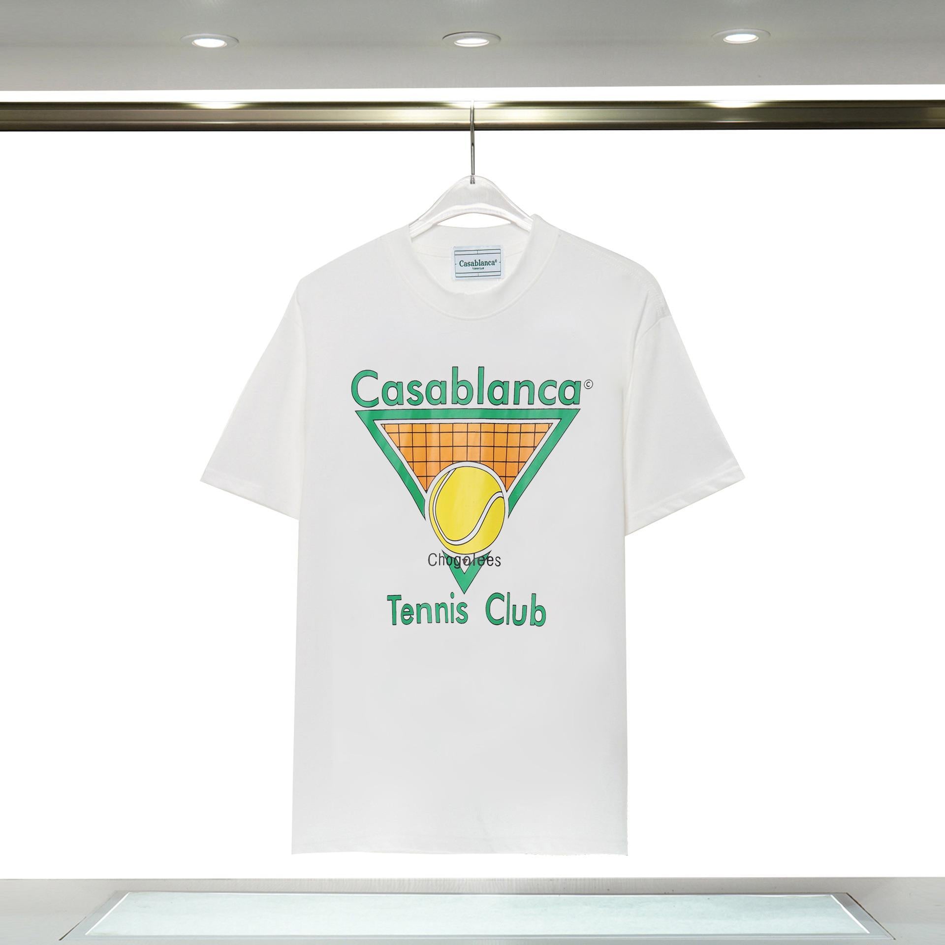 Casablanca T Shirts Fashion Casual Crew Neck Tee