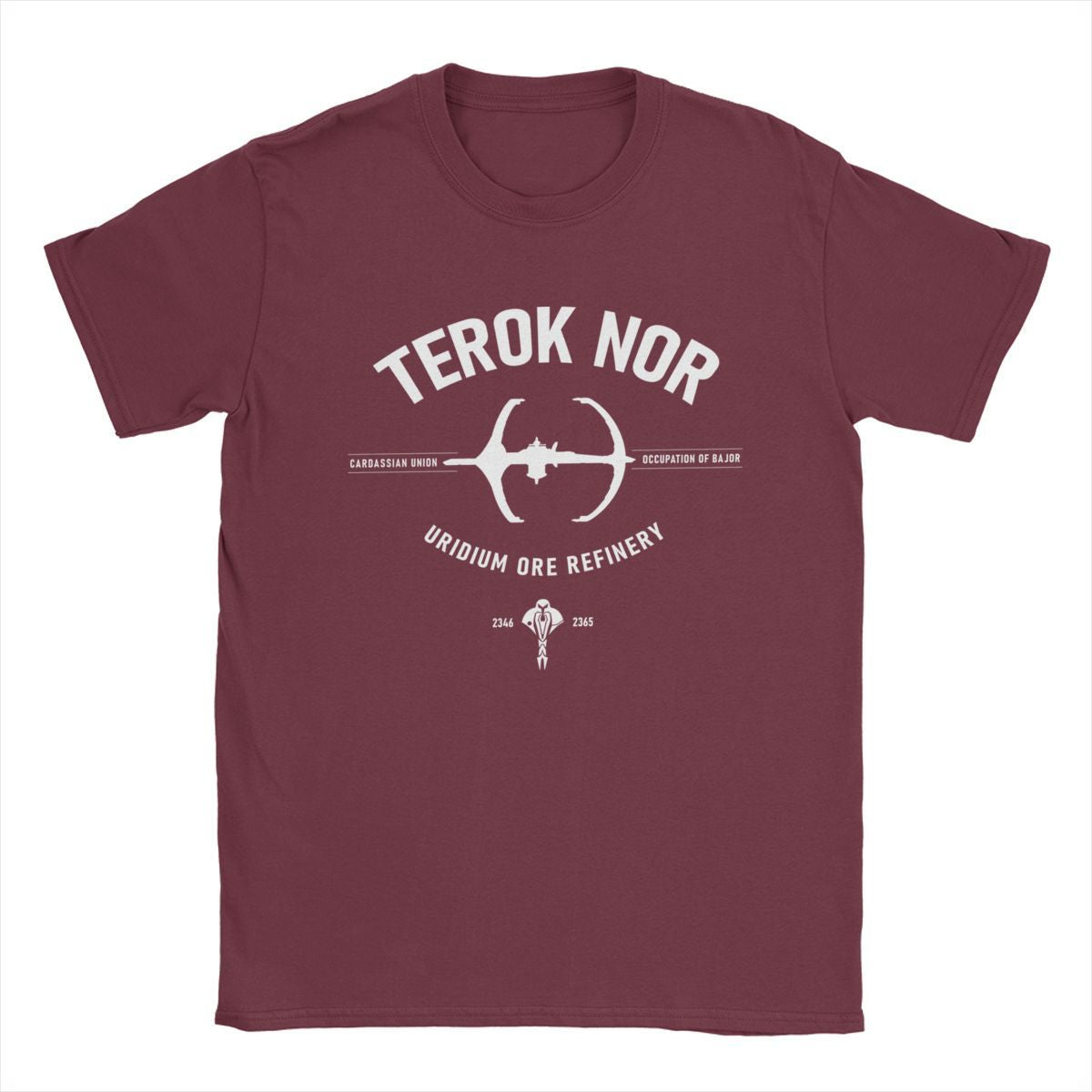Men's Stars ks Deep Space Nine Terok Nor T Shirts  Cotton