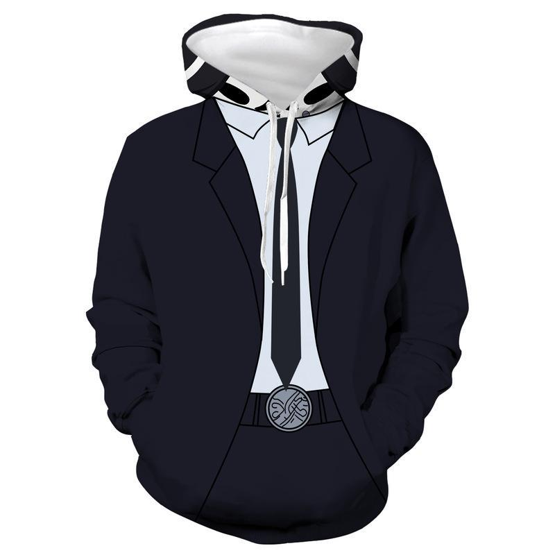 Adolescence Sweatshirt Sniper Facial Mask Man Sports Hoodie