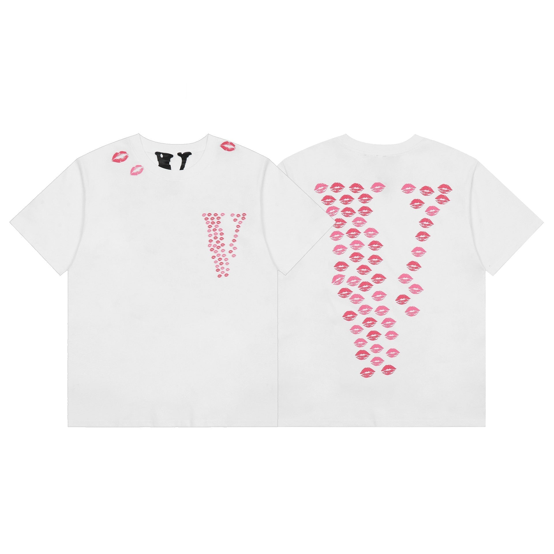 Vlone T Shirt Spring Summer Red Lip Pattern