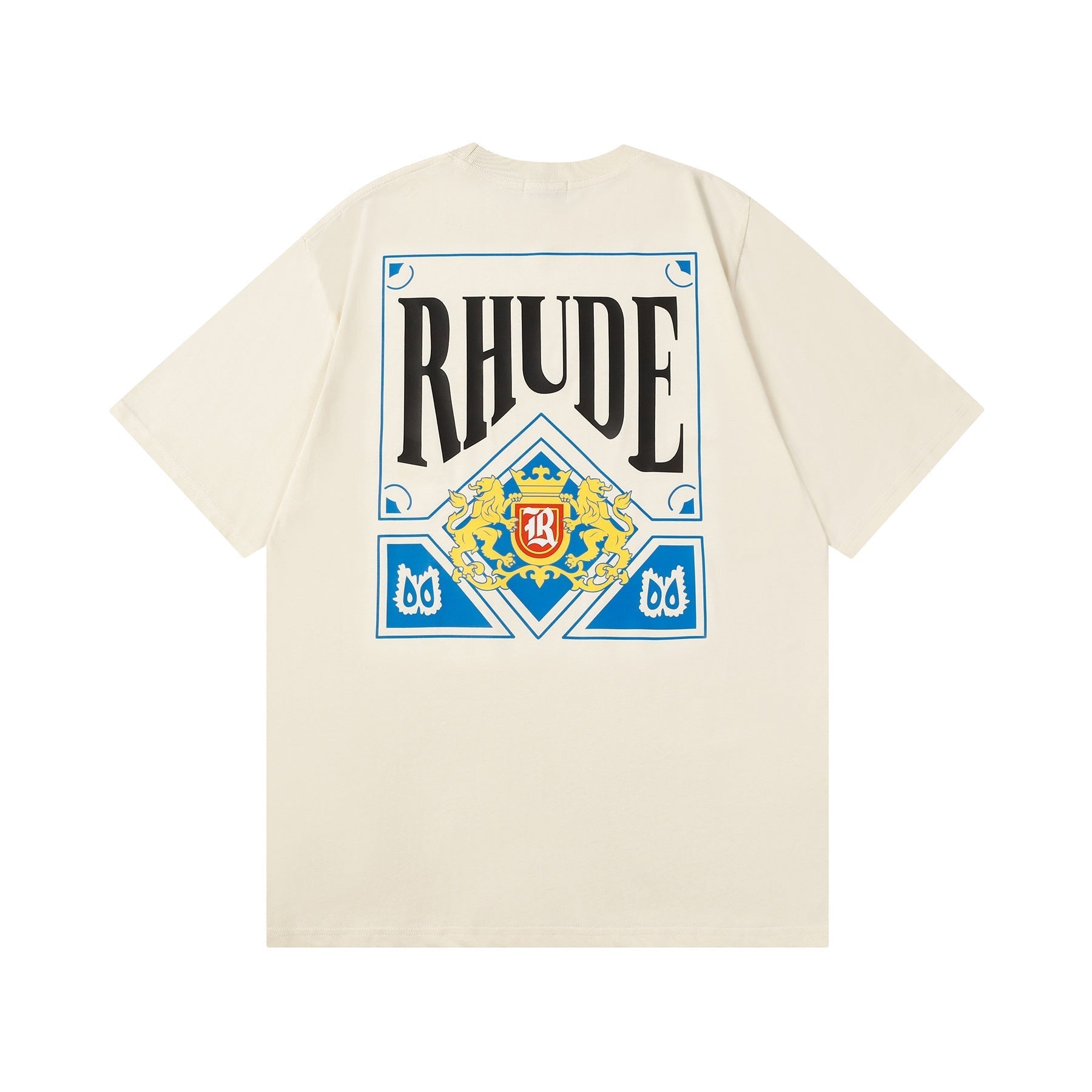 Rhude T Shirt Micro Standard Poker Printed Short Sleeve T-Shirt