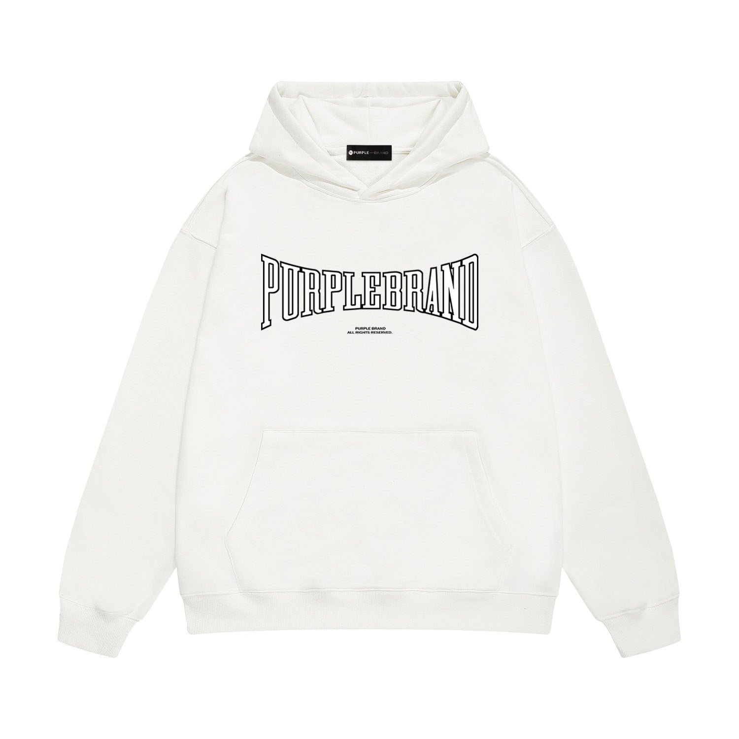 Purple Brand Hoodie Fashion Loose Hooded Sweater