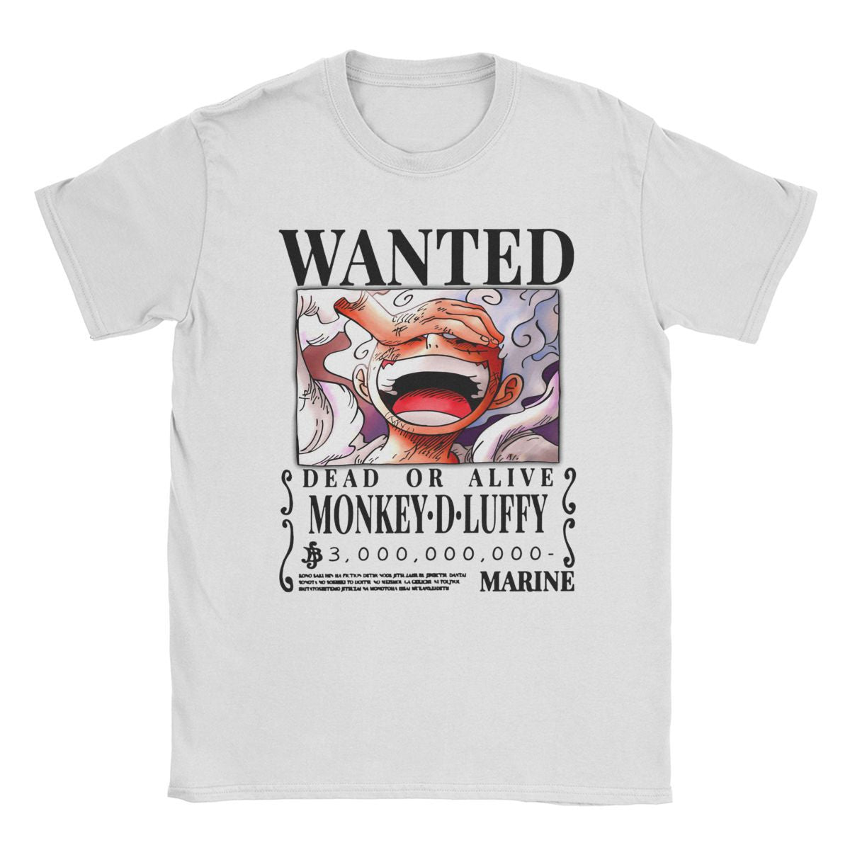 Men LUFFYS FLAG Ones Anime Pieces T Shirt  Cotton Clothing