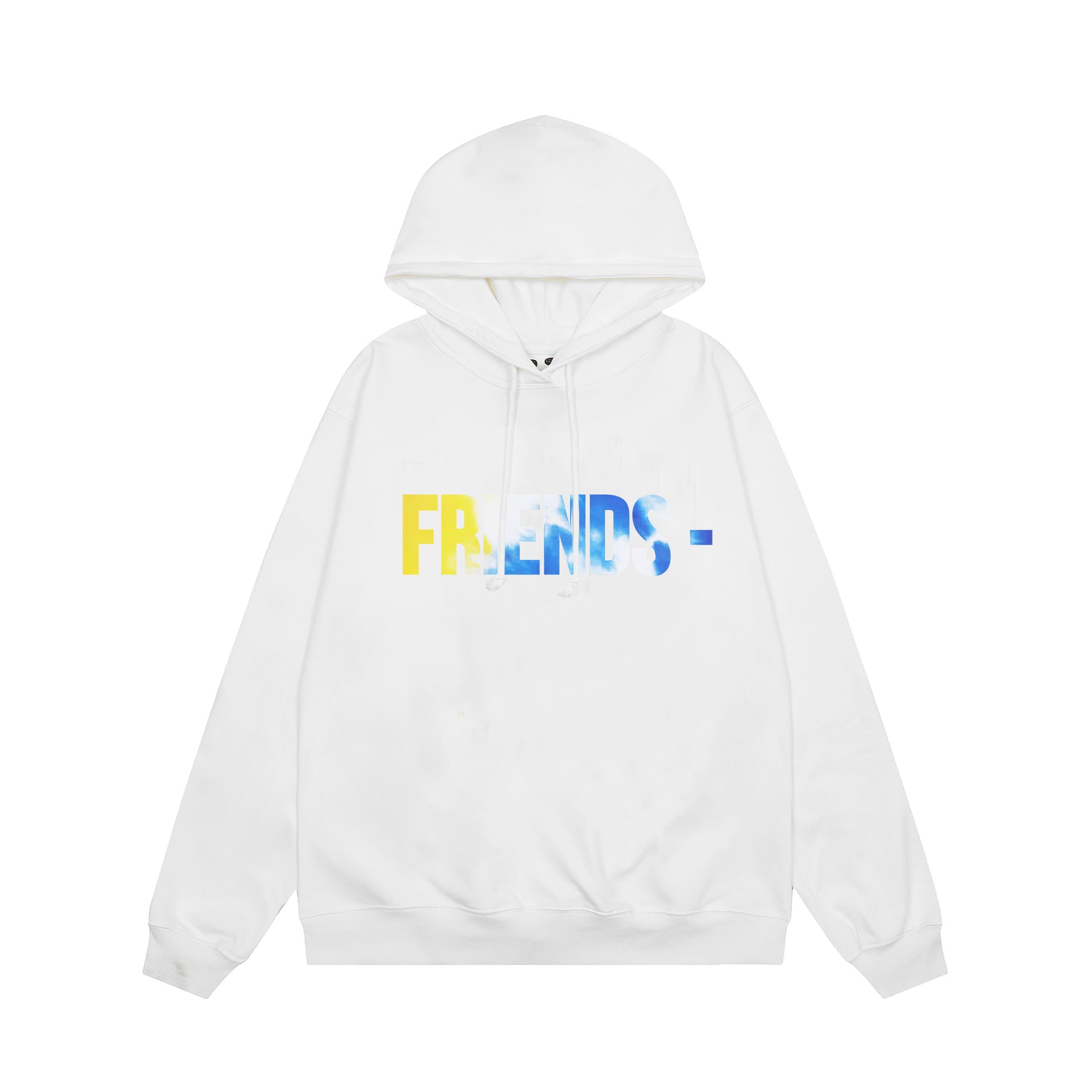 Vlone Hoodie autumn and winter gradual change big V letter